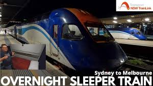 to melbourne overnight by sleeper train