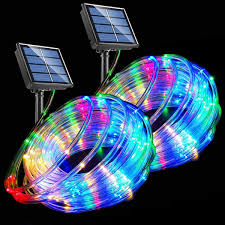 led rope lights solar powered