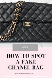 fake vs real chanel bag how to spot
