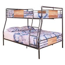 over queen metal bunk bed