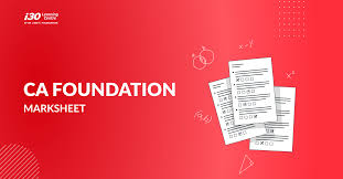 ca foundation marksheet