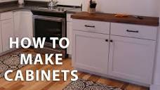How to Make DIY Kitchen Cabinets - YouTube