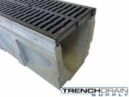 polymer concrete trench drain kit
