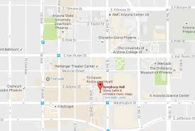 Symphony Hall In Phoenix Map Address And Directions