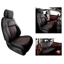 Car Leather Custom Fit Seat Covers Kit