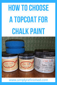 Chalk Paint Topcoat Wax Or Poly