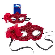 whole masquerade mask w flower and