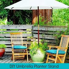 Planter Umbrella Stand