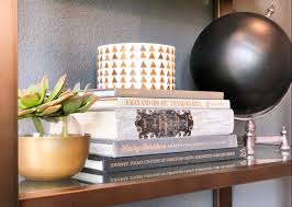 how to style coffee table books like a