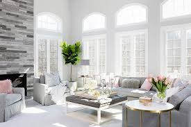 pink and gray living room color scheme
