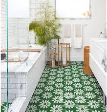 kitchen tiles hexagonal flower brick