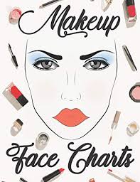 makeup face charts by makeup artist