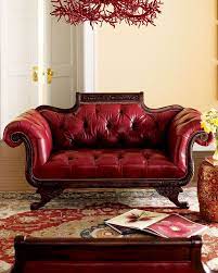 Old Hickory Tannery Red Tufted Leather