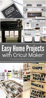 easy home projects with cricut maker