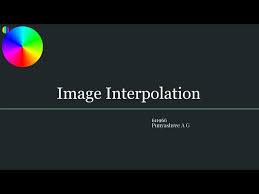 image interpolation exles