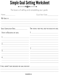 4 Free Smart Goal Setting Worksheets And Templates