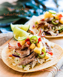 kalua pork tacos with pineapple salsa