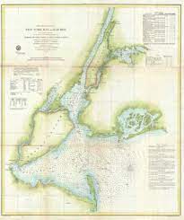 coast survey nautical chart of new york