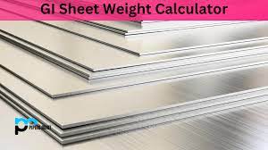 gi sheet weight calculation formula