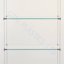 Acrylic Glass Shelf Panels Cable