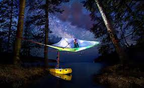 Tentsile invented tree tents because they can't chop the trees down, if we're all hanging out in them. Tentsile The Original Tree Tent Camping Hammock Company