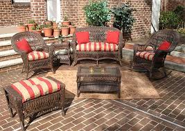 Madrid Wicker Set With Seat Cushions