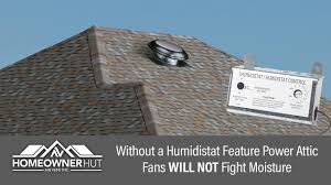 humidistat feature power attic fans