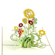 Us 3 44 16 Off Bunga Matahari Hari Ibu Ulang Tahun Kartu Ucapan Terima Kasih Kartu Ucapan Kartu Pos Pop Up 3d Bunga Matahari Desain Kartu Ucapan In