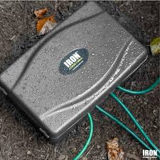 It snaps around the point where two cords come together. Weatherproof Extension Cord Connection Box Waterproof Outdoor Cover For Electrical Connections Gray Walmart Com Walmart Com