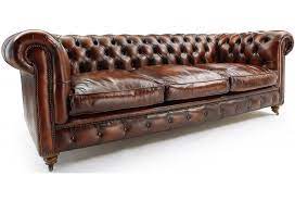 leather chesterfield large sofa