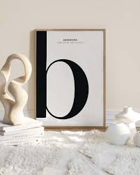Letter B Personal Poster