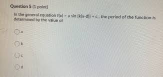 The Equation Of A Sine Function