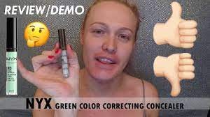 nyx green color correcting concealer