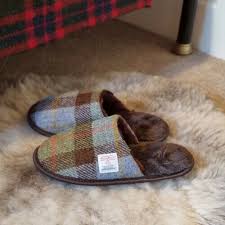 harris tweed slippers colour 15 size