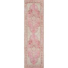 momeni isabella pink 2 ft 7 in x 8 ft