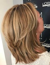 If you have hair that is naturally full of volume, a sleek straight cut such as this is a great bet to highlight your natural hair texture. Shoulder Length Shaggy Hairstyles For Fine Hair Over 50 Novocom Top