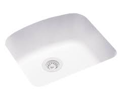 undermount large bowl sink in white