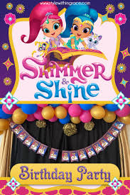 shimmer and shine birthday party games