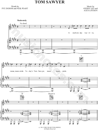 Learn how to read music and chords, all while playing your favorite songs. Rush Tom Sawyer Sheet Music In E Major Transposable Download Print Sheet Music Music Music Download