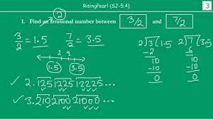 Irrational number(s) between two rational numbers - YouTube