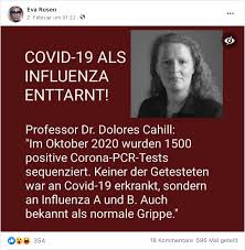 Nein, Dolores Cahill hat Covid-19 nicht „als Influenza enttarnt“