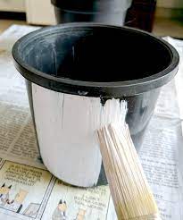 painting plastic pots how to jazz up