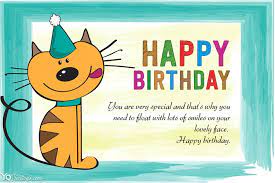 Maybe you would like to learn more about one of these? Free Printable Funny Birthday Card With Cat Maker Online