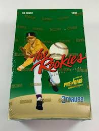 1992 donruss series 1 baseball trading cards opens preowned. Boxes 1992 Donruss The Rookies Baseball Cards For Sale Online Ebay