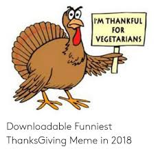 Im Thankful For Vegetarians L Downloadable Funniest