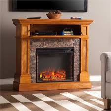 45 5 Faux Stone Fireplace Tv Stand