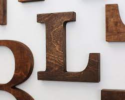Vintage Wall Letters Wooden Letter