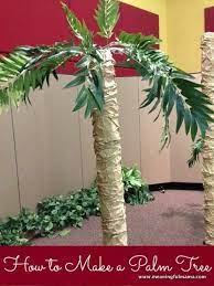 how to make a fake palm tree