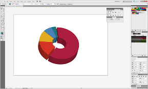 Create A 3d Pie Chart Using Adobe Illustrator Digital Tap