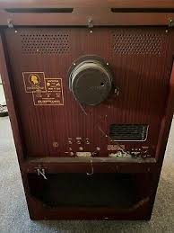 rca victor 1950s television in cabinet